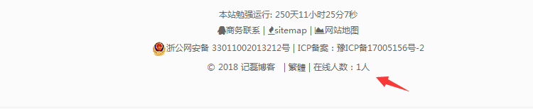 wordpress技巧首页显示访客在线人数统计纯代码实现